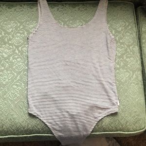 Striped bodysuit